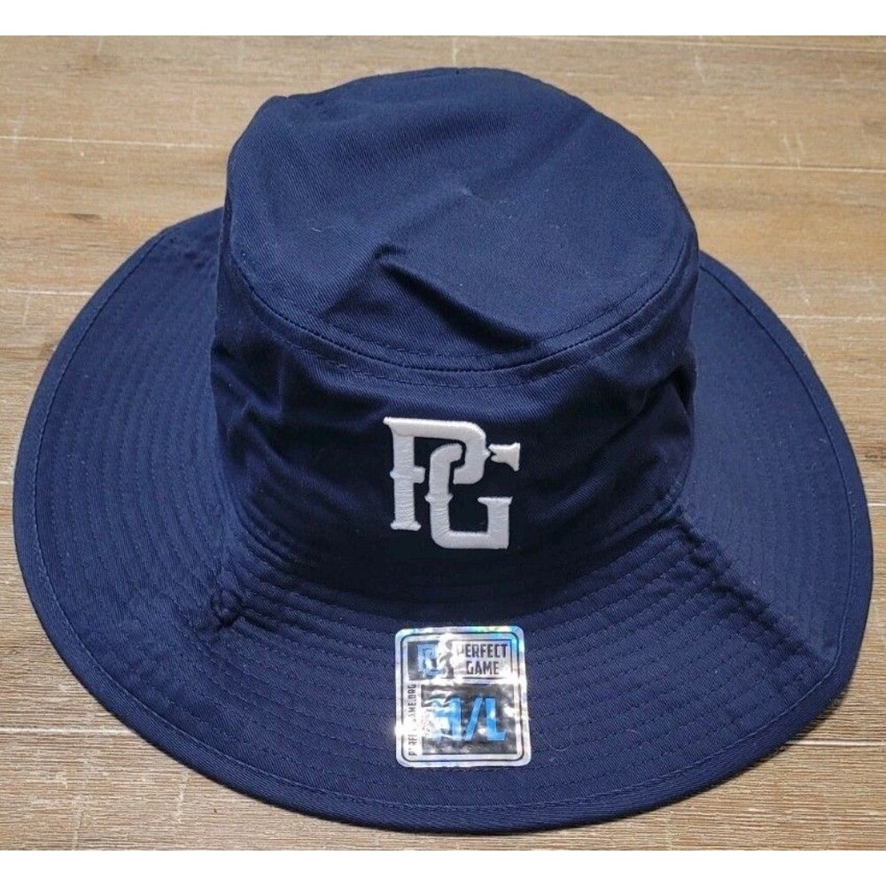 Perfect Game PG Classic Bucket Hat M/L Navy Blue Golf Fishing Outdoors Hiking